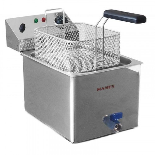 Freidora eléctrica de 8 litros con grifo eco Maiser F10/8GECO
