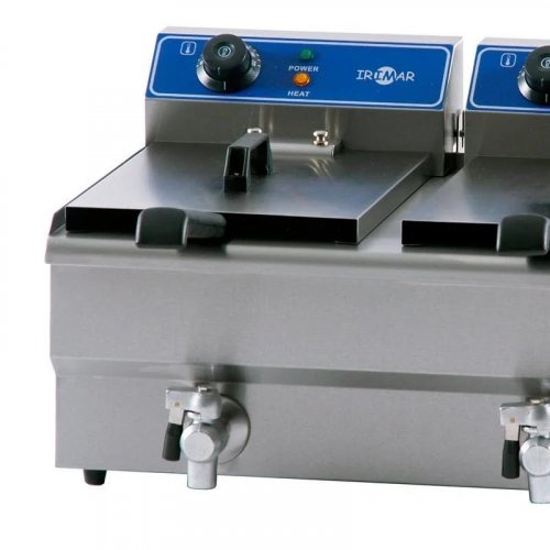 Freidora eléctrica de sobremesa FRY-13+13 de Irimar