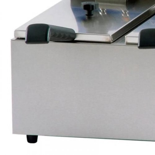 Freidora industrial eléctrica de sobremesa 2x6L Irimar FRY-8+8