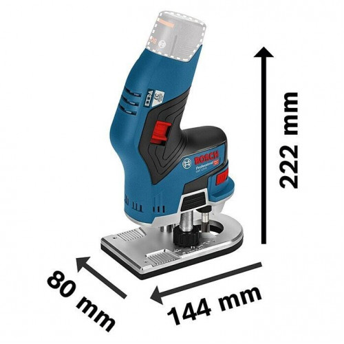 Fresadora de cantos de batería GKF 12V-8