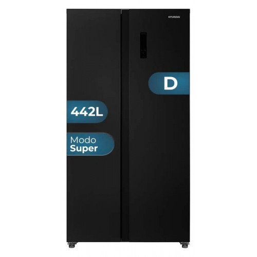 Frigo Combi Americano Hyundai Ham17791nddd00 Clase D Dark Inox