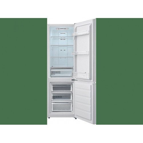 Frigorífico combi - Midea MDRB380FGE01A, No Frost, 180 cm Altura, 270 l, Control Electrónico, 4 Estrellas, Blanco
