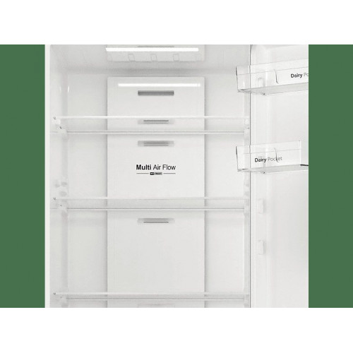 Frigorífico combinado - VOK EVR-308NCEI, Compresor Inverter, No Frost, Altura 185,5 cm, Capacidad 308 l, Inox