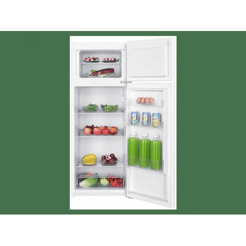 Frigorífico dos puertas - ok. OFK 471 E W, PW58BM, 142.5 cm, 206 l, Pies ajustables, Blanco