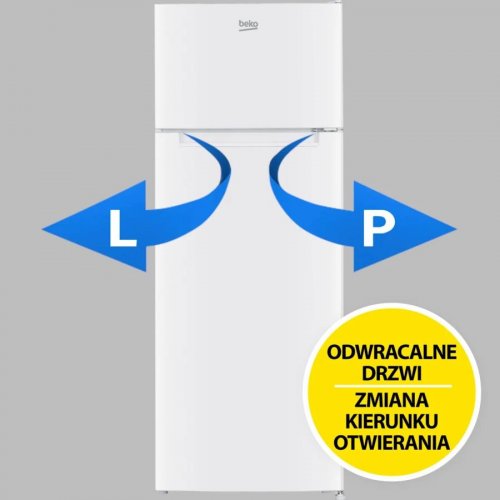 Frigorífico 2 Puertas Beko RDSO206K40WN