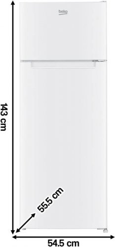 Frigorífico 2 Puertas Beko RDSO206K40WN