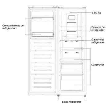 Frigorífico 2 Puertas Corbero cf2ph1664w