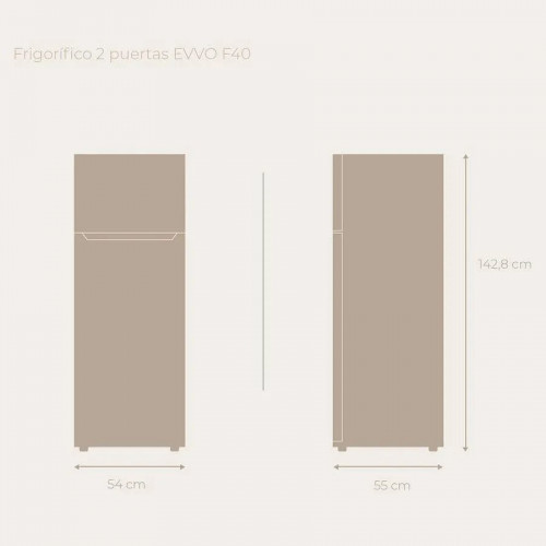 Frigorífico 2 Puertas Evvo F40