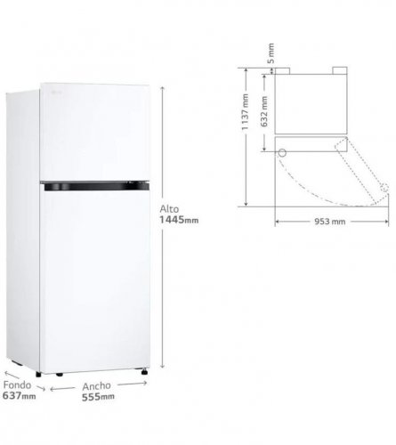 Frigorífico 2 Puertas LG GTBV22SWNJ