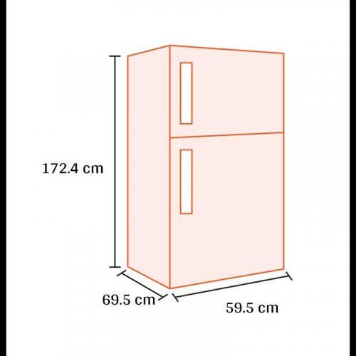 Frigorífico 2 puertas Midea MDRT489MTE01E – No Frost