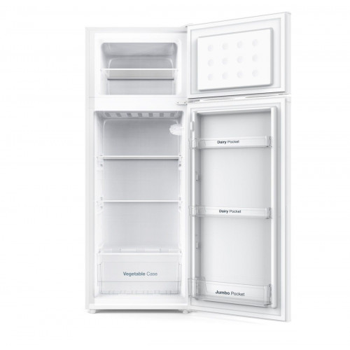 Frigorífico 2 Puertas VOK, EVR-206DEW 206 L, 145 cm, Blanco