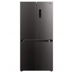FRIGORIFICO 4 PUERTAS MIDEA NOFROST INVERTER CLASE E 178X84CM INOX