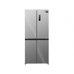 Frigorífico americano - Infiniton AMCB-415CD82XET, No Frost, Altura 182.5 cm, 415 l, Inverter, LED, Inox