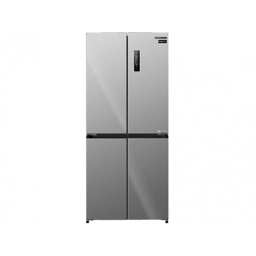 Frigorífico americano - Infiniton AMCB-415CD82XET, No Frost, Altura 182.5 cm, 415 l, Inverter, LED, Inox