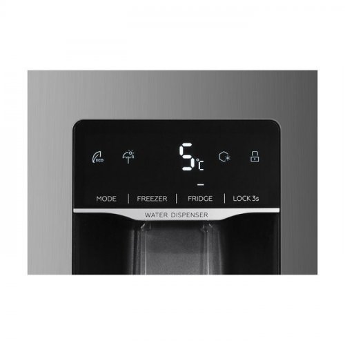 Frigorífico americano, No Frost, 529L, dispensador de agua, Clase D, Inox, VALBERG SBS 529 WD D X742C2