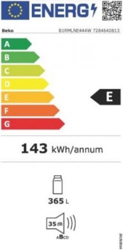 Frigorífico Beko b1rmlne444w