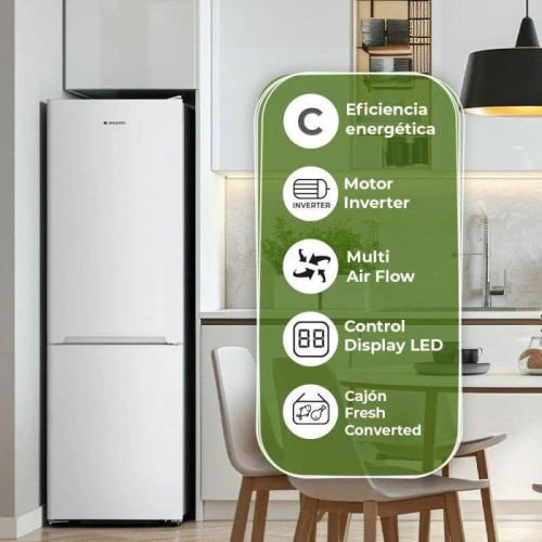 Frigorífico Combi Aspes ac185600cnfi No Frost 295l C