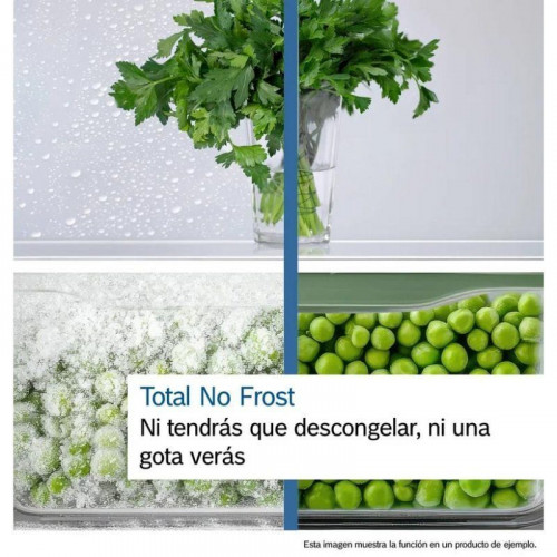 Frigorífico Combi Bosch KGN36VIDB Total No Frost 186cm 326L D Inox Alarma Puerta EasyAccess