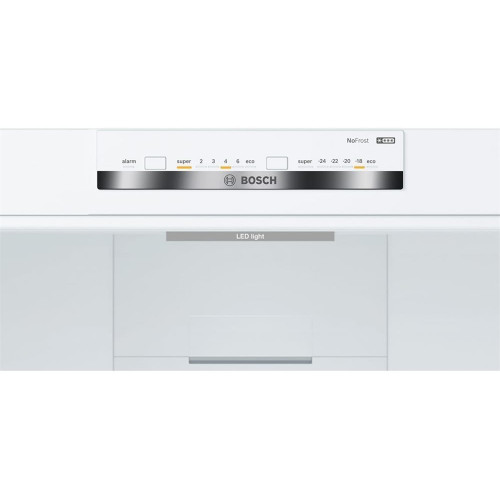 Frigorífico Combi BOSCH KGN39VWDC (No Frost - 203 cm - 368 L - Blanco)