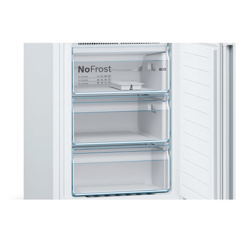 Frigorífico Combi BOSCH KGN39VWDC (No Frost - 203 cm - 368 L - Blanco)