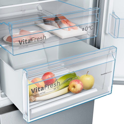Frigorífico Combi Bosch No Frost - KGN36VLED Acero mate