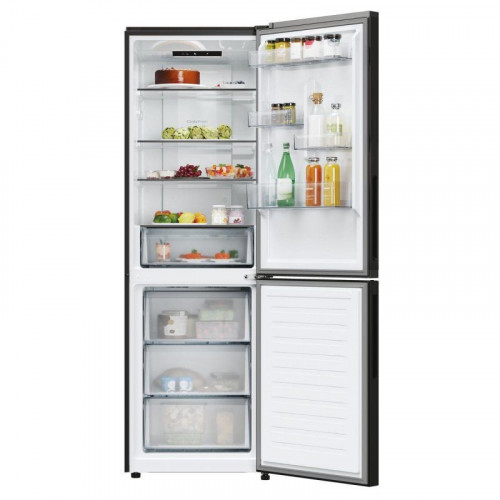 Frigorífico Combi Candy CNCQ2T618EB No Frost 185cm 355L E Negro WiFi Cajón 0º LED
