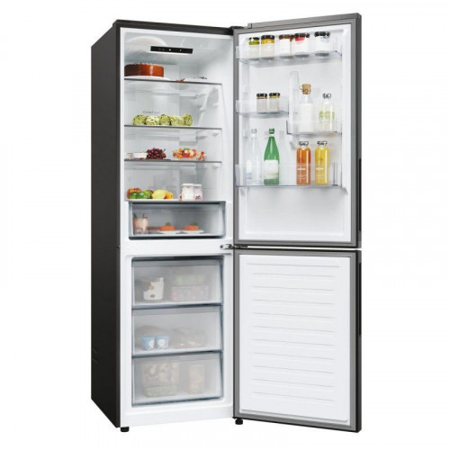 Frigorífico Combi Candy CNCQ2T618EB No Frost 185cm 355L E Negro WiFi Cajón 0º LED