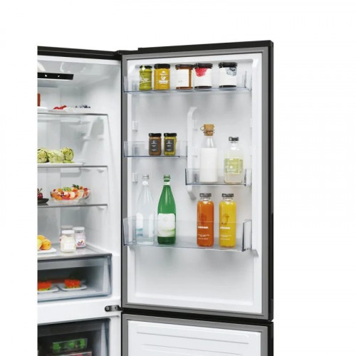Frigorífico Combi Candy CNCQ2T618EB No Frost 185cm 355L E Negro WiFi Cajón 0º LED