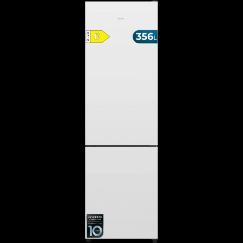 Frigorífico Combi Cecotec Bolero CoolMarket Combi 356i White D