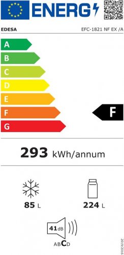 Frigorífico Combi Edesa EFC-1821 NF EX
