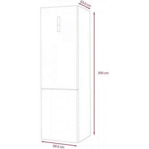 Frigorífico Combi Evvo F60dx 257 + 94 L