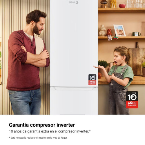 Frigorífico combi Fagor Classic Total No Frost - 3FFK-5527 Blanco