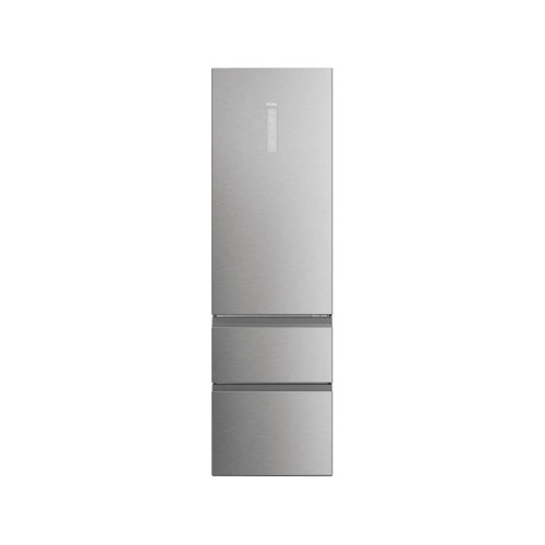 Frigorífico Combi HAIER HTW5620ENMG (No Frost - 205 cm - 414 L - Inox)