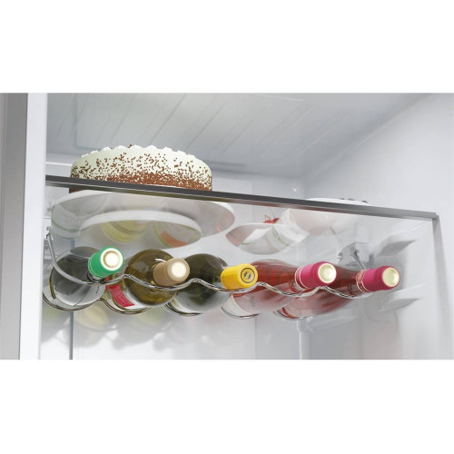 Frigorífico Combi HAIER HTW5620ENMG (No Frost - 205 cm - 414 L - Inox)