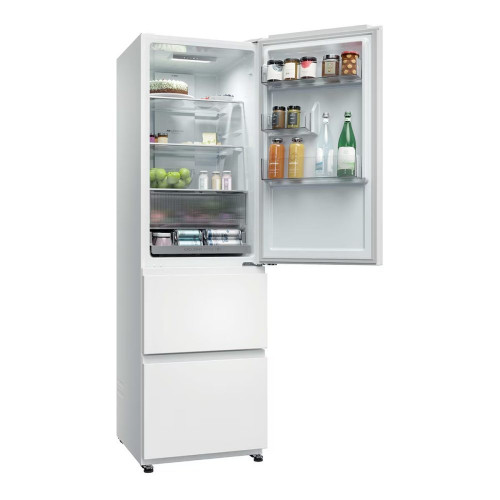 Frigorífico Combi Haier Total No Frost 3D 55 Series 3 - HTR3518ENMW Blanco