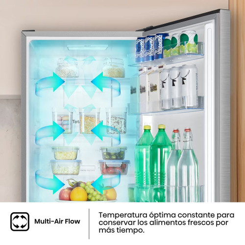 Frigorifico combi Hisense No Frost, Multi Air Flow - RB390N4BCC Inox