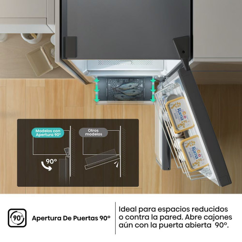 Frigorifico combi Hisense No Frost, Multi Air Flow - RB390N4BCC Inox