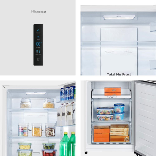 Frigorífico combi Hisense Total No Frost, Multi AirFlow - RB390N4BWC Blanco