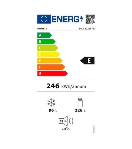 Frigorífico Combi Indesit INK2 5322S 4E