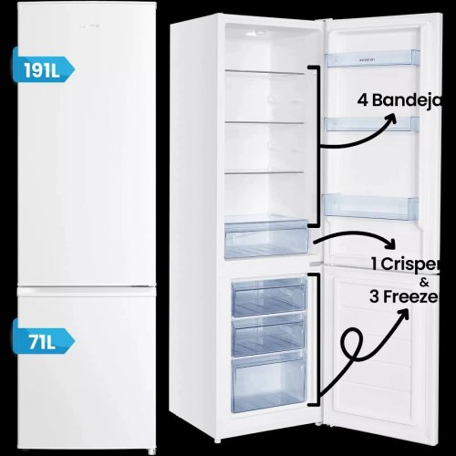 Frigorífico Combi Infiniton FGC-262C80BEP
