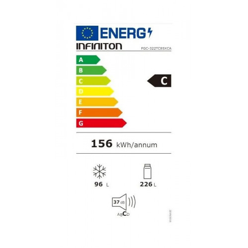 Frigorífico Combi Infiniton FGC-322TC85XCA