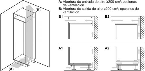 Frigorífico Combi Integrable Balay 3KIE711S