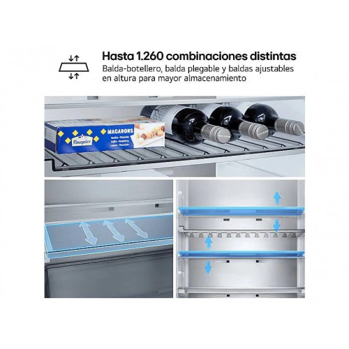 Frigorífico combi LG gbbs313cpy No Frost 186 cm