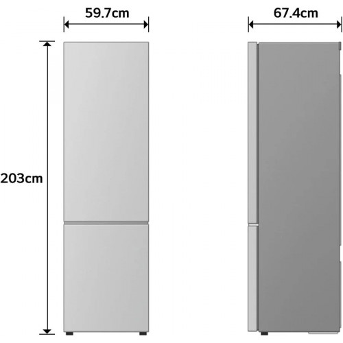 Frigorífico Combi LG GBBS323CEV
