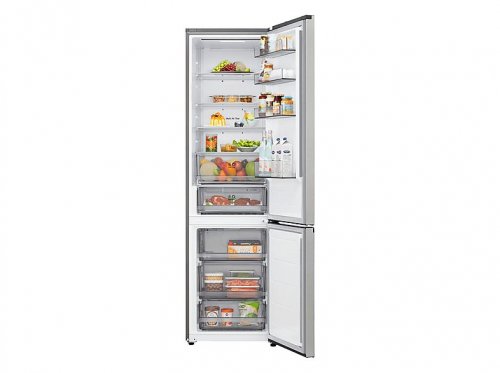 Frigorífico combi - LG GBBSJ21DPY, No Frost, 203 cm, 375 l, DoorCooling+™, Multi Air Flow, Plata