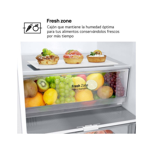 Frigorífico Combi LG GBV21NCDSW (No Frost - 186 cm - 344 L - Blanco)