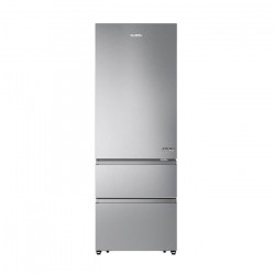 Frigorífico Combi No Frost, 2 cajones, 493L, Clase E, Inox 200cm 70cm Ancho VALBERG