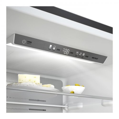 Frigorífico Combi No Frost, 2 cajones, 493L, Clase E, Inox 200cm 70cm Ancho VALBERG