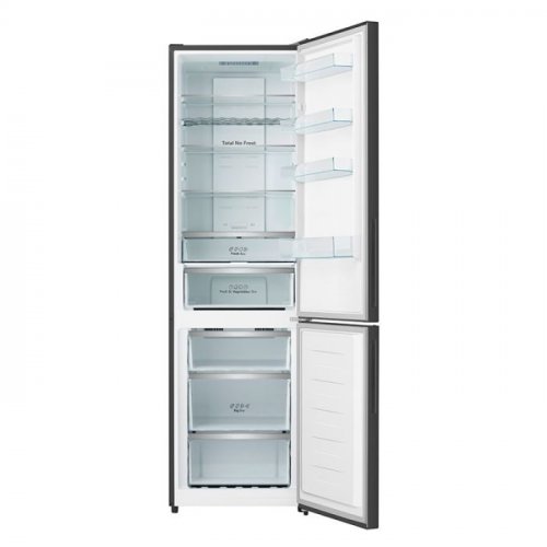 Frigorífico Combi No Frost Hisense 336L 200cm Cristal Negro Clase D