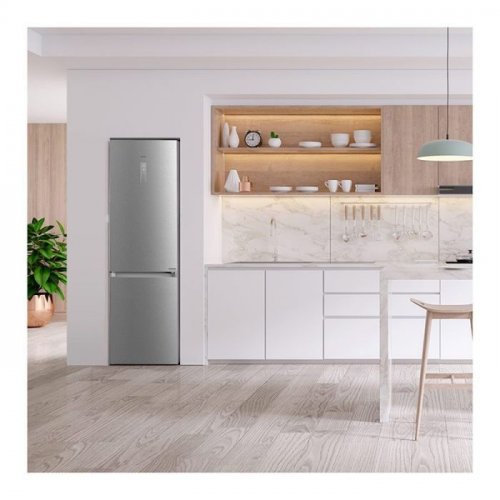 Frigorífico Combi No Frost VALBERG 378L 201cm Alto Clase A 29dB Inox
